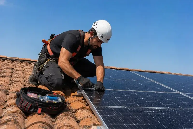 Maintenance et monitoring de panneaux solaires à Lamalou-les-Bains